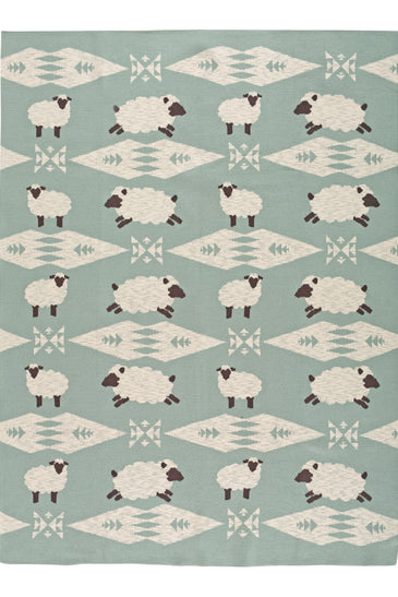 Kids Blanket With Cute Sheep Pattern