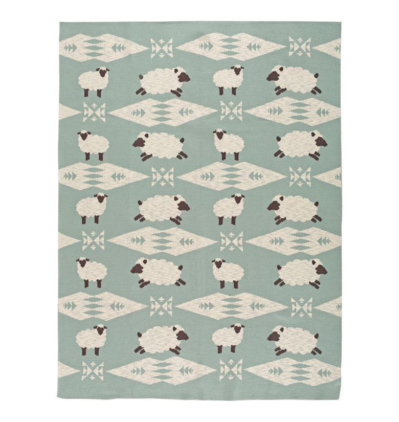 Kids Blanket With Cute Sheep Pattern