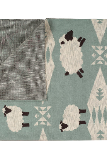 Kids Blanket With Cute Sheep Pattern