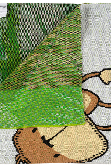 Kids Blanket With Cute Safari Pattern