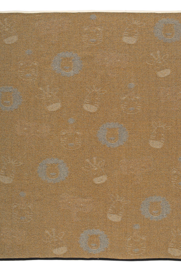Kids Blanket With Cute Safari Pattern