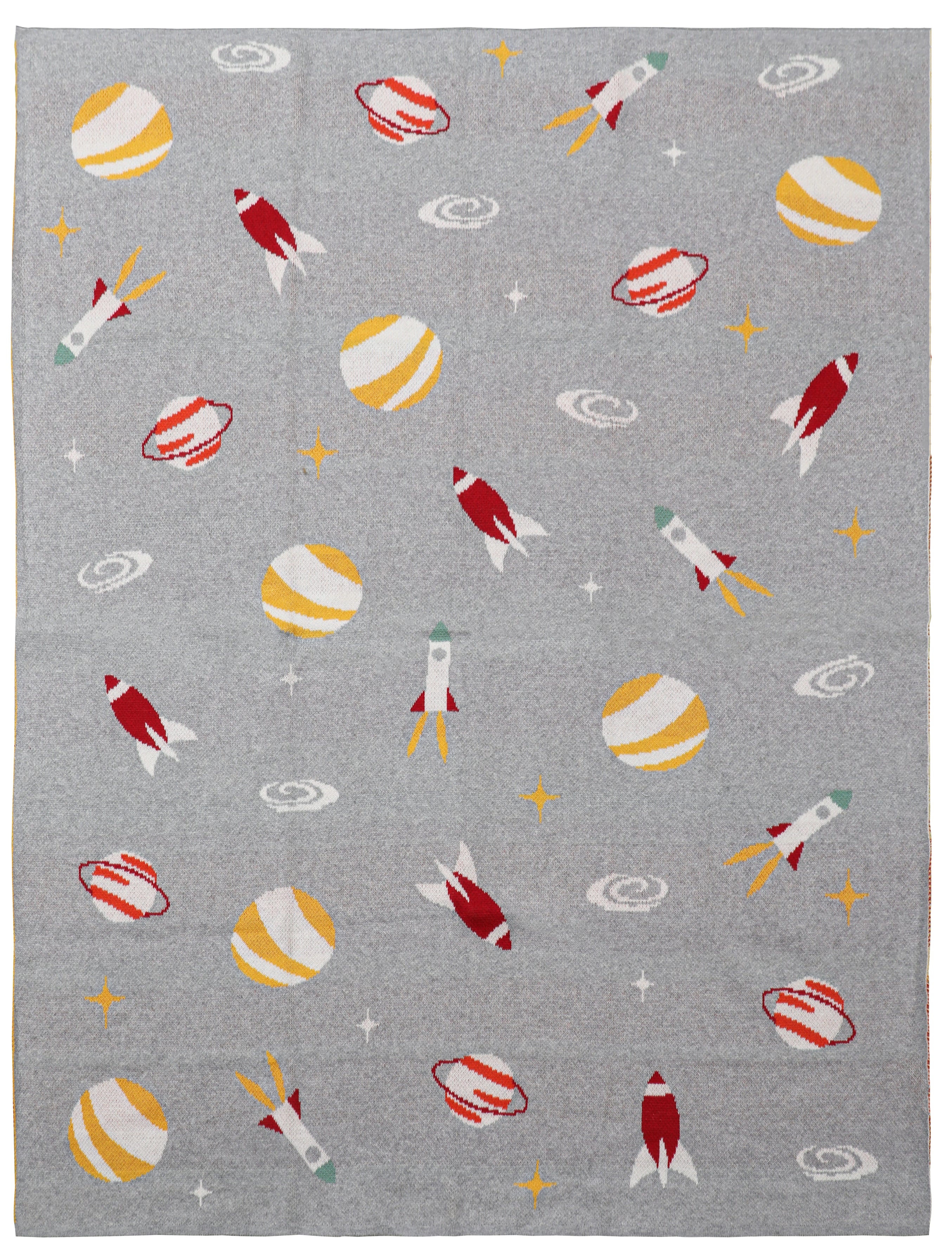 Kids Blanket With Cute Galaxy Pattern