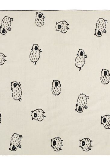 Kids Blanket With Cute Sheep Pattern