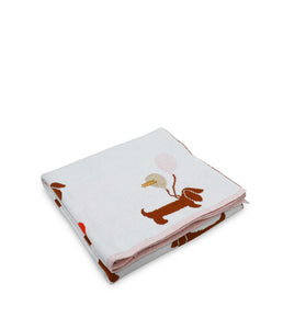 Balloon Pattern Knitted Baby Blanket