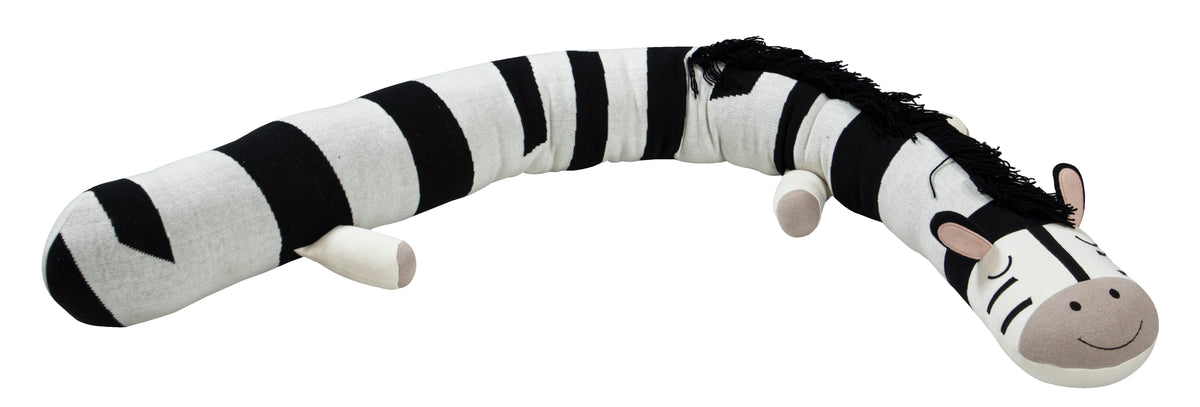 Pomme Knitted Zebra Bed Bumper