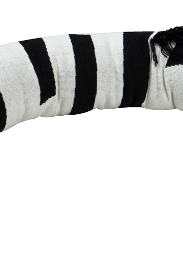 Knitted ZEBRA BED BUMPER