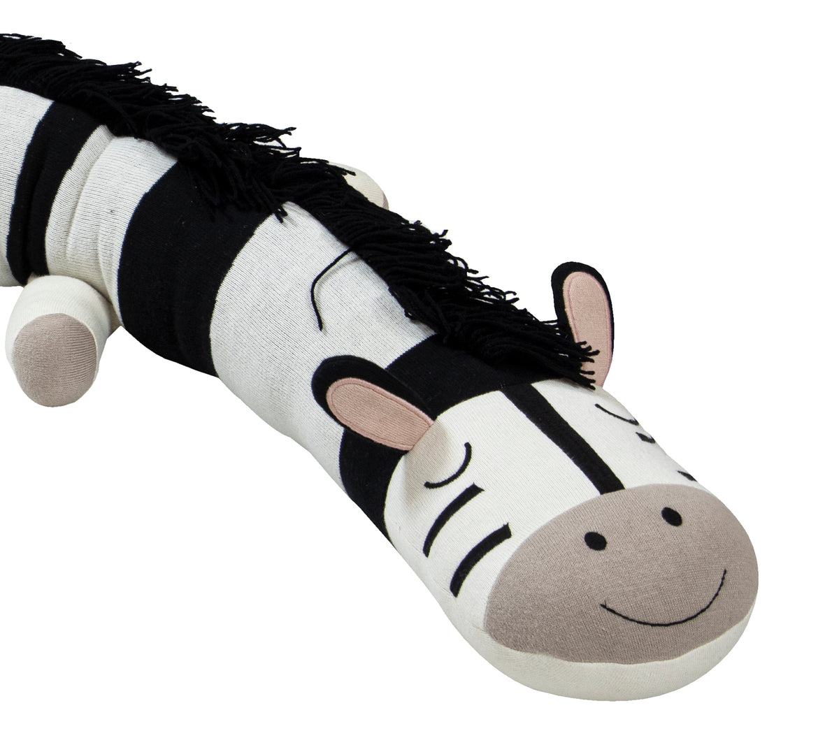 Pomme Knitted Zebra Bed Bumper