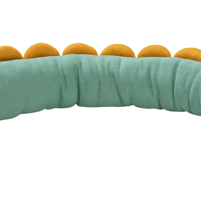Knitted Dino BED BUMPER