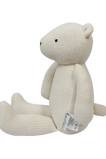 Knitted Soft Toy Ivory Bear