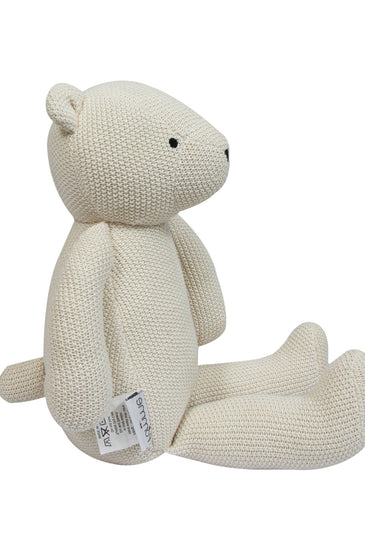 Knitted Soft Toy Ivory Bear