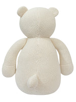 Load image into Gallery viewer, Knitted Soft Toy Ivory Bear