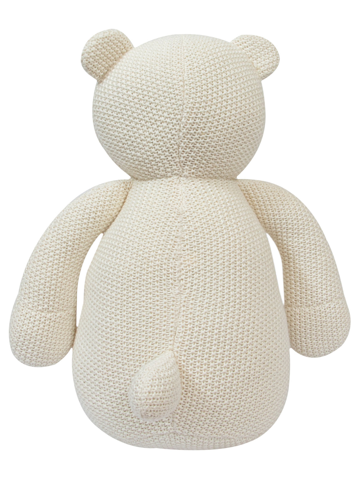 Pomme Cotton Knitted Soft Bear (Ivory)