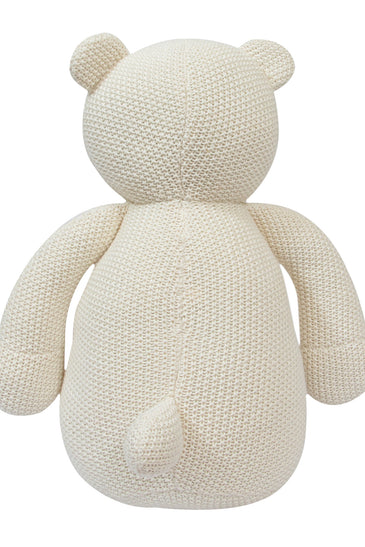 Knitted Soft Toy Ivory Bear