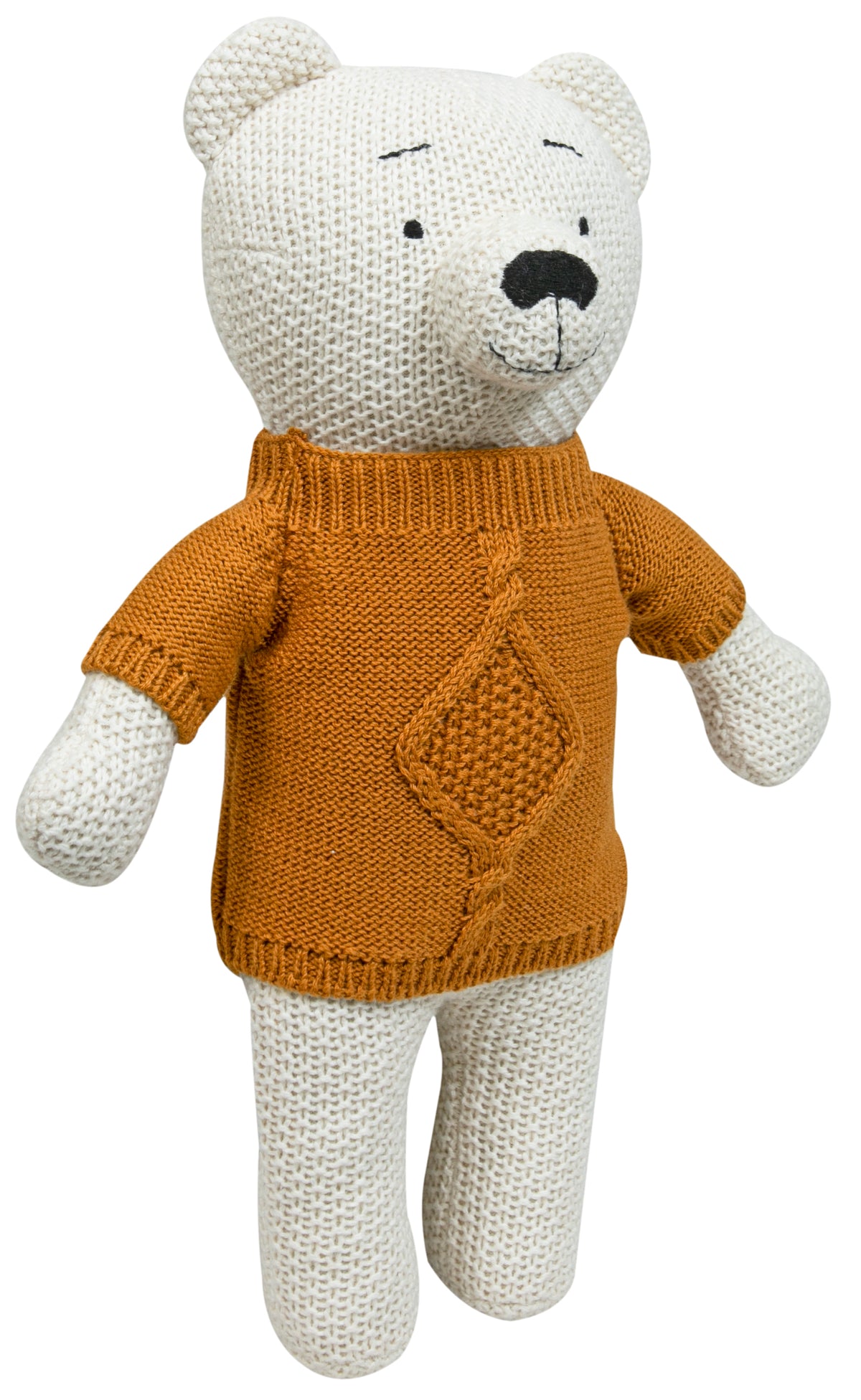 Pomme Cotton Knitted Teddy in Sweater