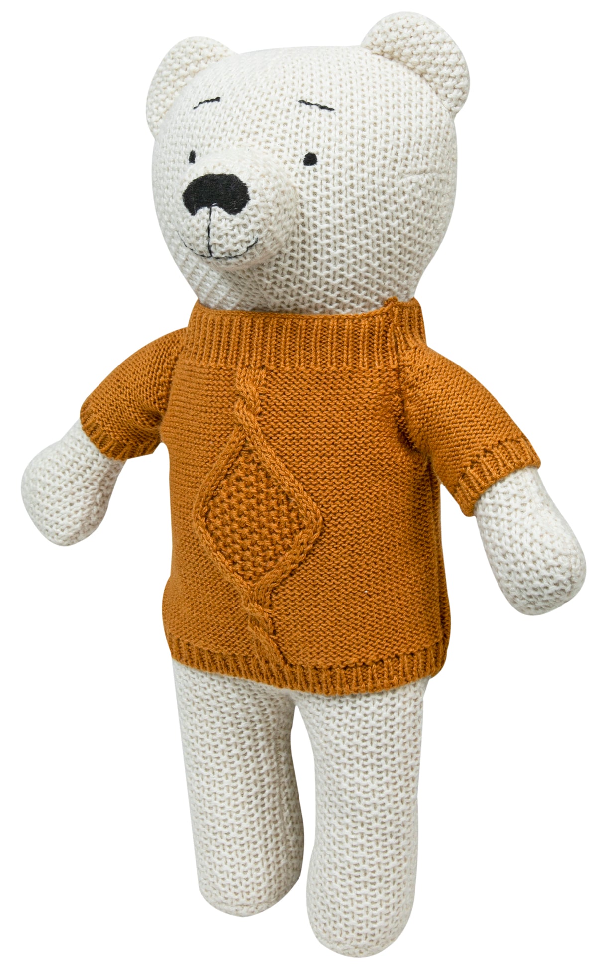 Pomme Cotton Knitted Teddy in Sweater