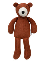Load image into Gallery viewer, Knitted Soft Toy Brown Bear
