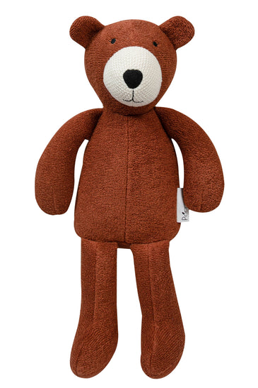 Knitted Soft Toy Brown Bear