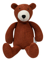 Load image into Gallery viewer, Knitted Soft Toy Brown Bear