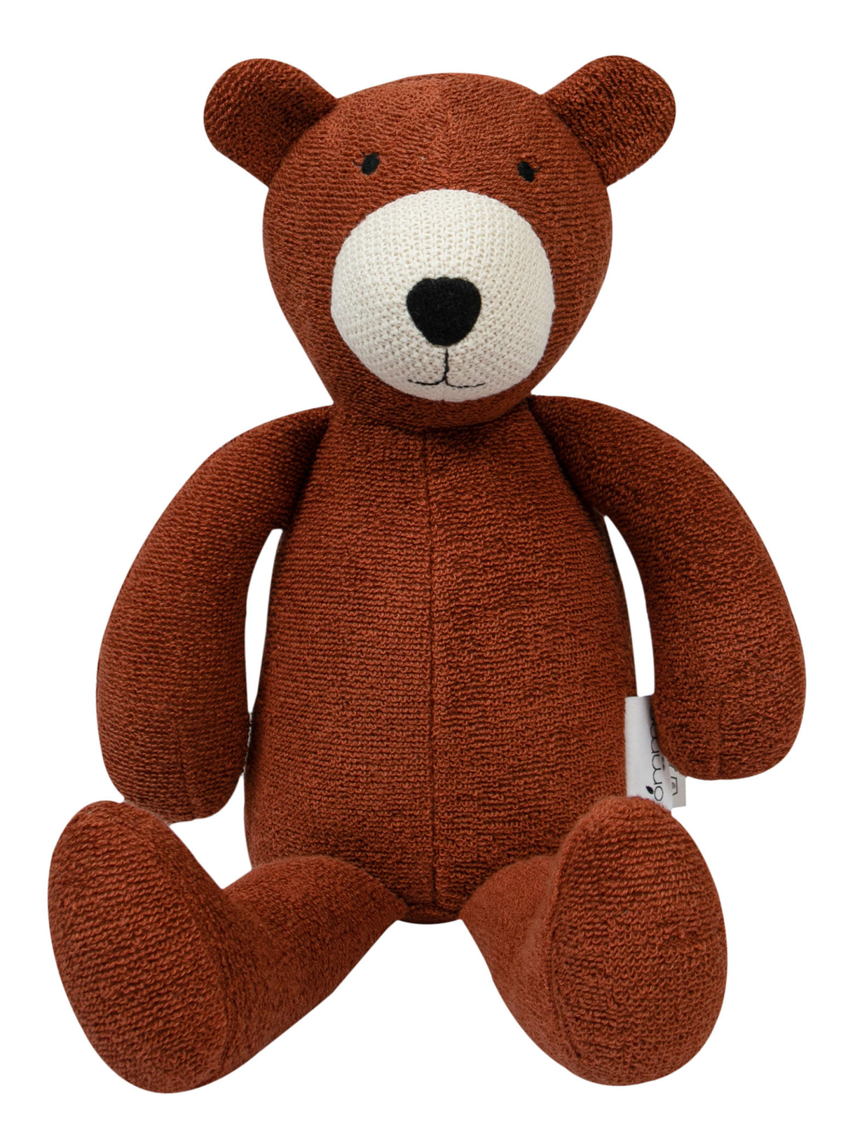 Pomme Cotton Knitted Soft Big Teddy Bear (Brown)