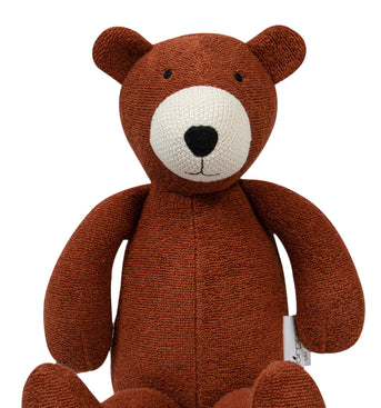 Knitted Soft Toy Brown Bear