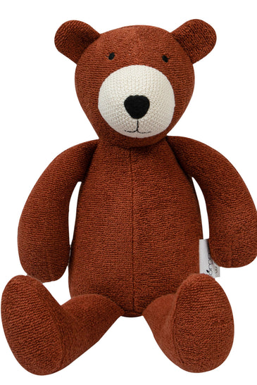 Knitted Soft Toy Brown Bear