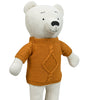 Knitted Soft Toy Cute Bear With Yellow Dress