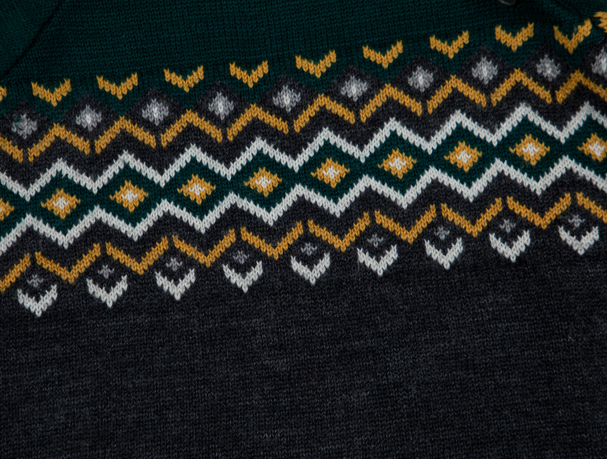 Pomme Cotton Knitted Little Explorer Nordic Kids Sweater