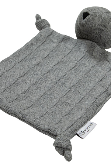Cotton Knitted Bear Cuddle Cloth