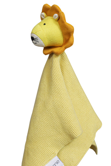 Cotton Knitted Lion Cuddle Cloth