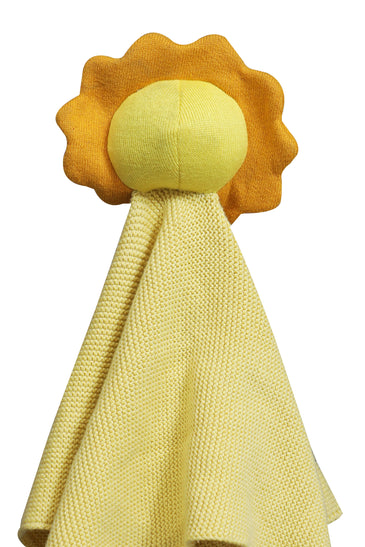 Cotton Knitted Lion Cuddle Cloth