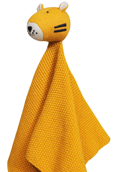 Cotton Knitted Tiger Cuddle Cloth