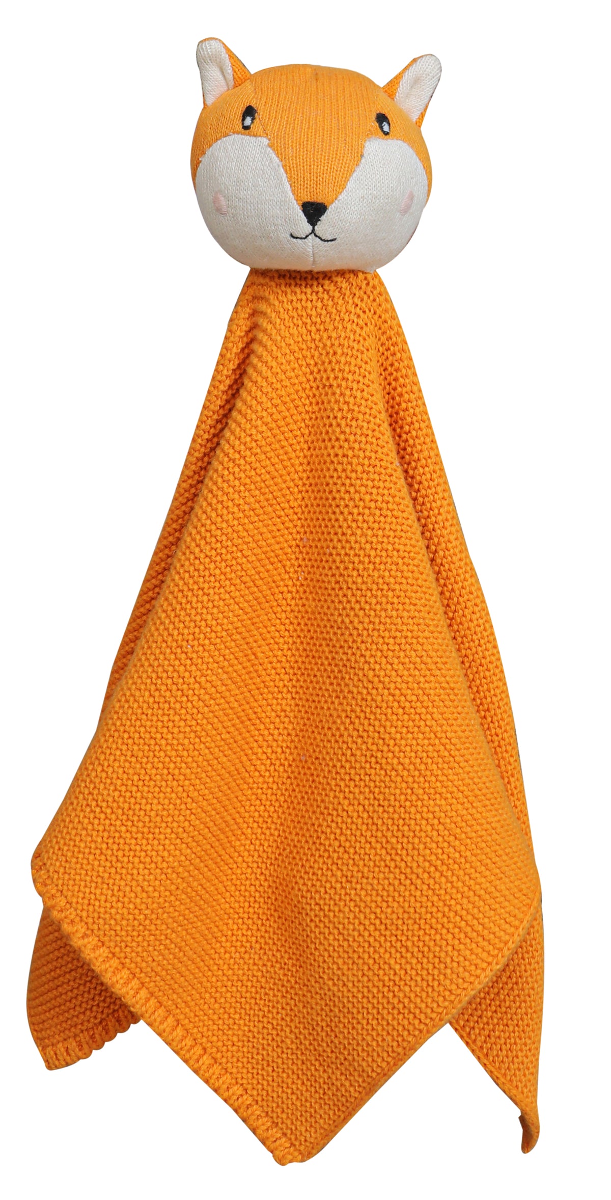 Pomme Cotton Knitted Fox Cuddle Cloth (ButterScotch)
