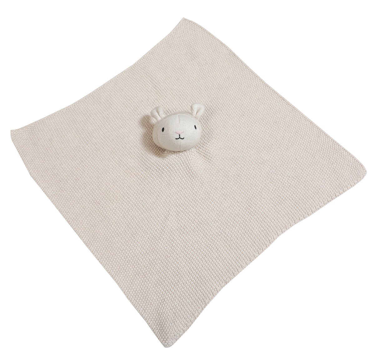 Pomme Cotton Knitted Sheep Cuddle Cloth (Ivory)