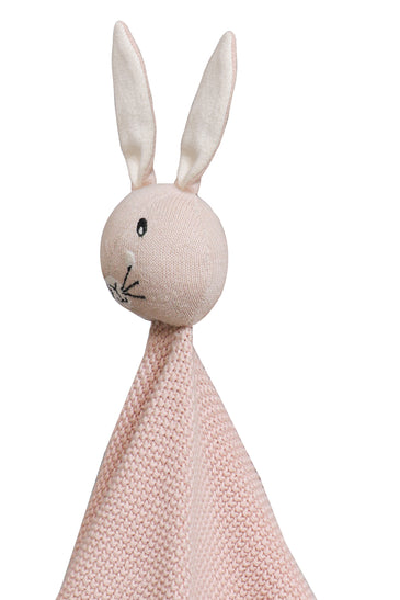 Cotton Knitted Rabbit Cuddle Cloth