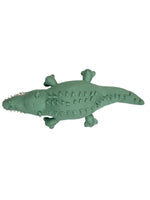 Load image into Gallery viewer, Knitted Soft Toy Green Crocodile
