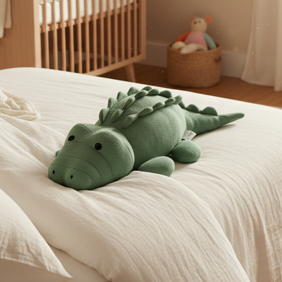 Pomme Soft Knitted Small Crocodile