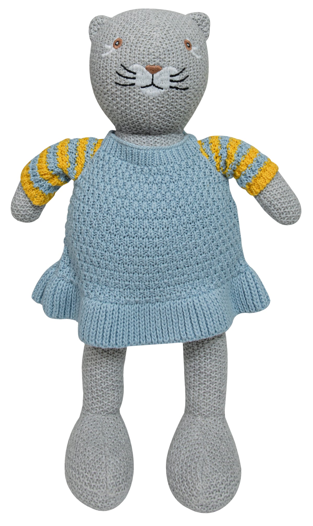 Pomme Cotton Knitted Dressed Cat