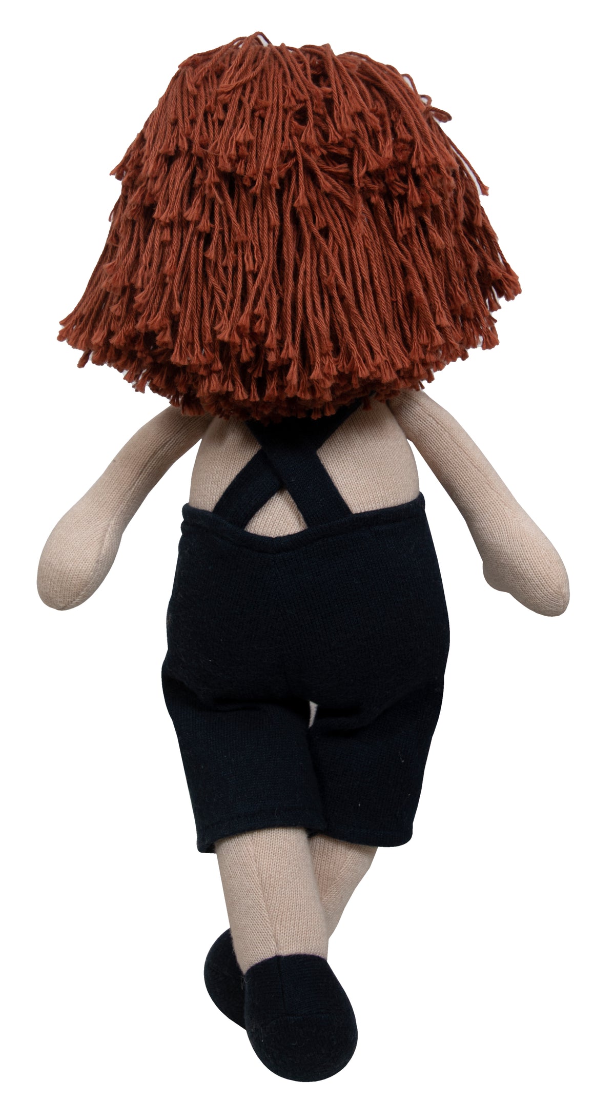 Pomme Cotton Knitted Doll in Dungarees