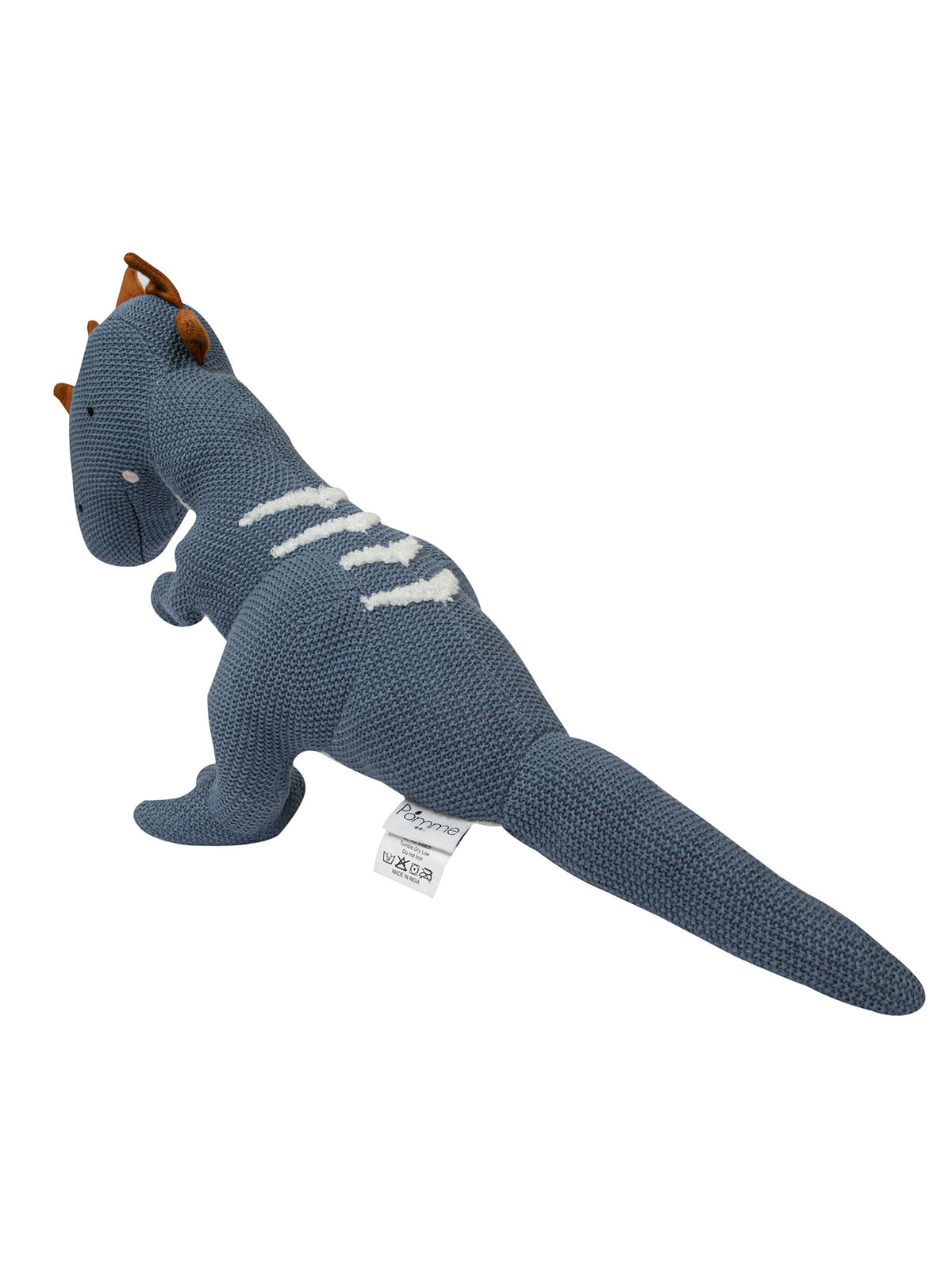 Pomme Soft Knitted Blue Dino