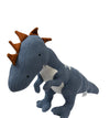 Knitted Soft Toy Blue Dino