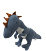 Knitted Soft Toy Blue Dino