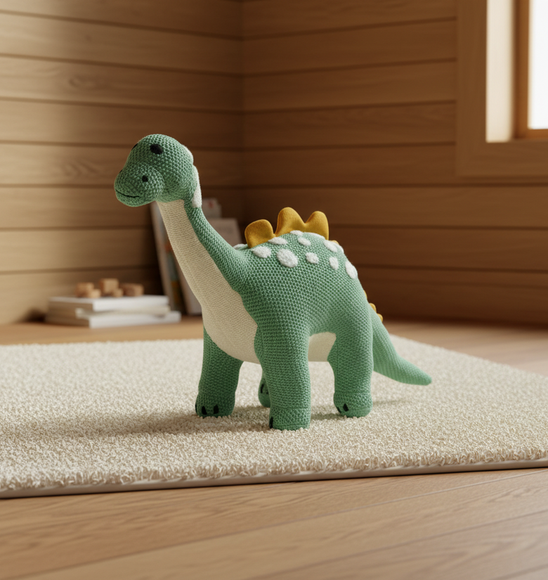 Pomme's Signature Cotton Knitted BIG Dino