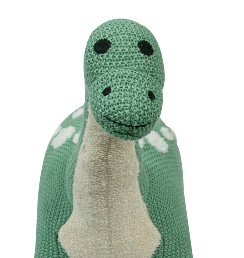 Knitted Dinosaur Soft Toy