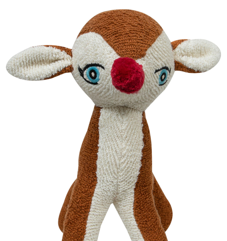 Knitted Soft Toy Cute Deer
