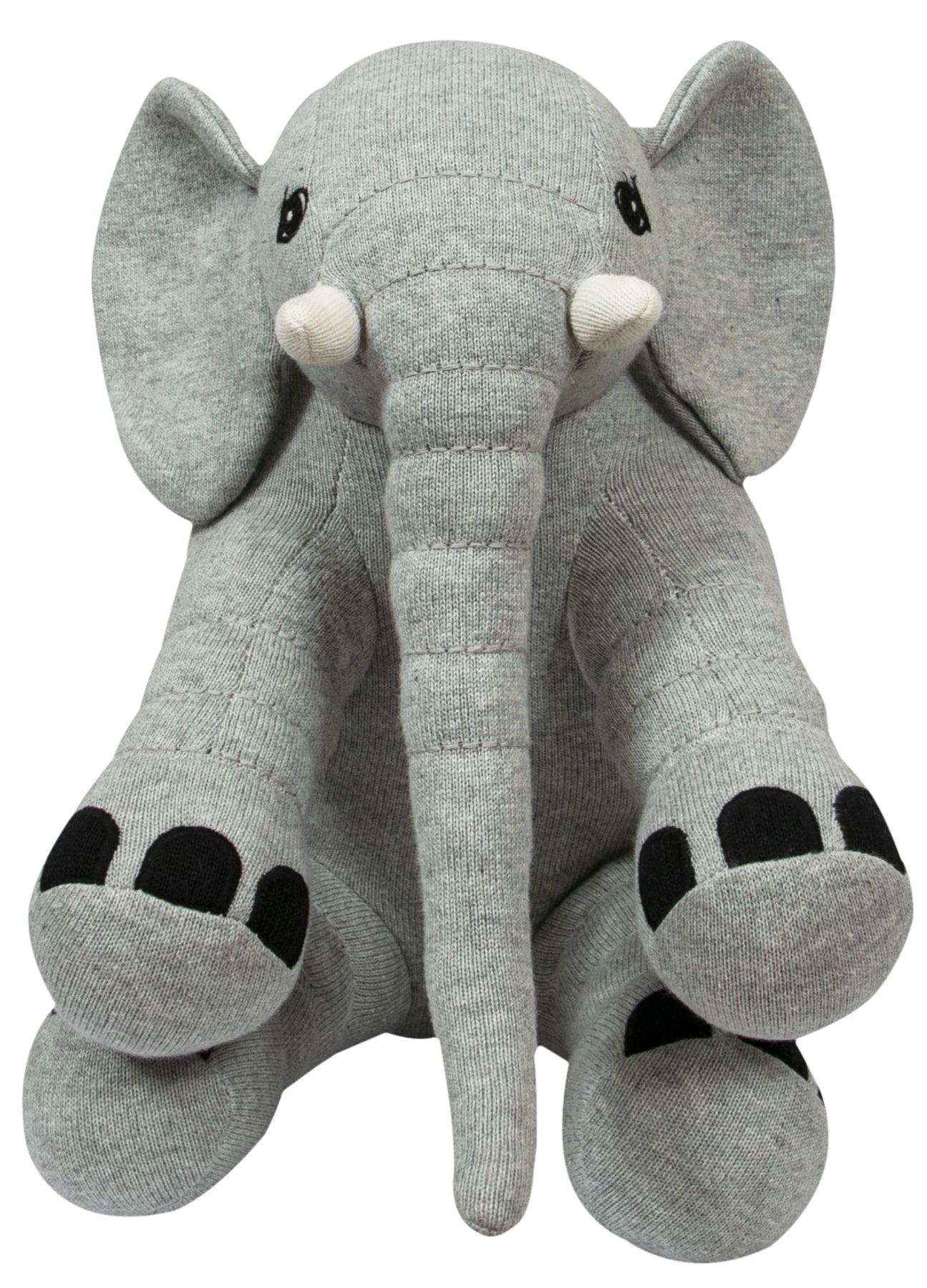 Knitted Elephant Soft Toy