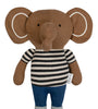 Knitted Soft Toy Brown Elephant