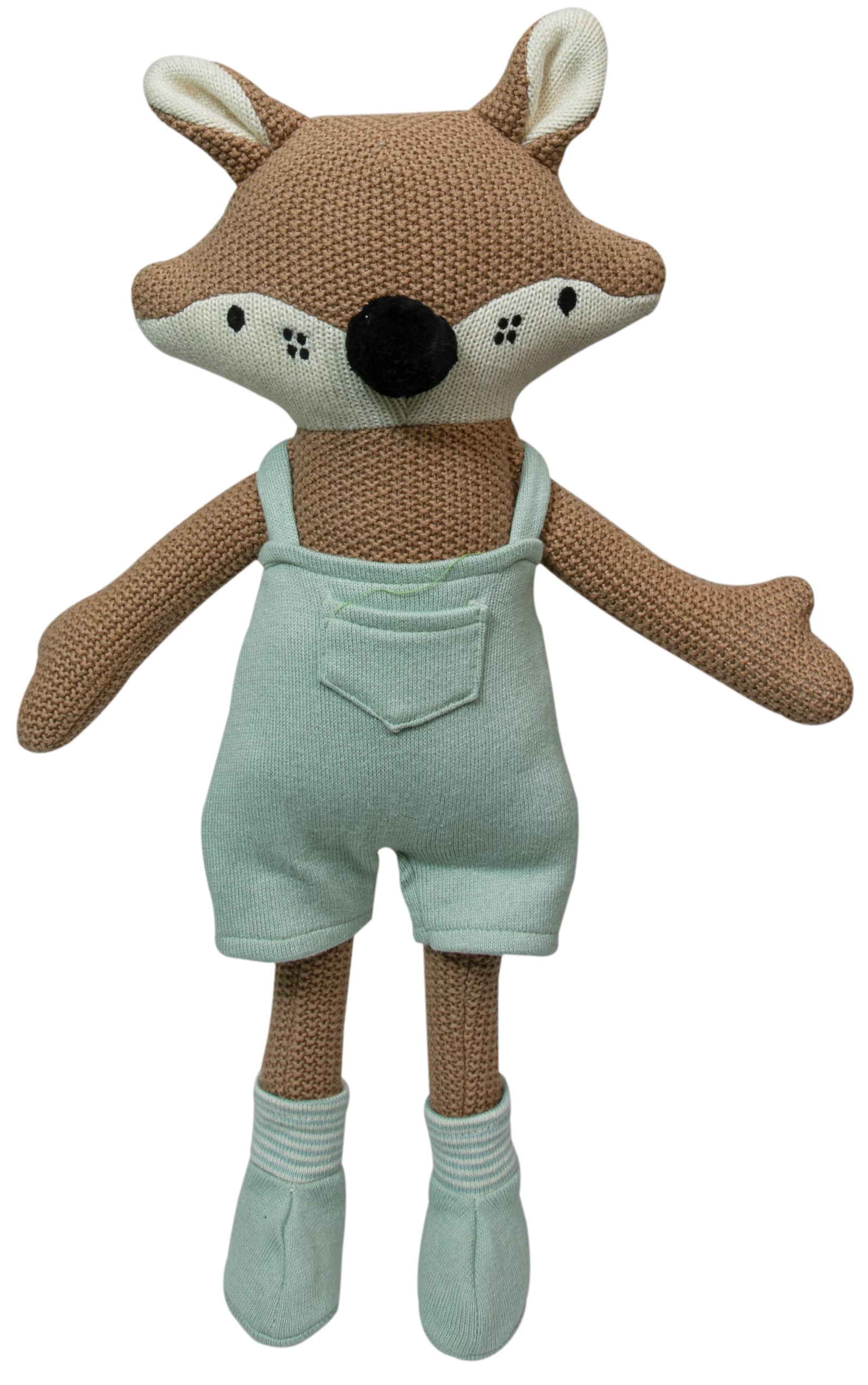 Knitted Fox Soft Toy