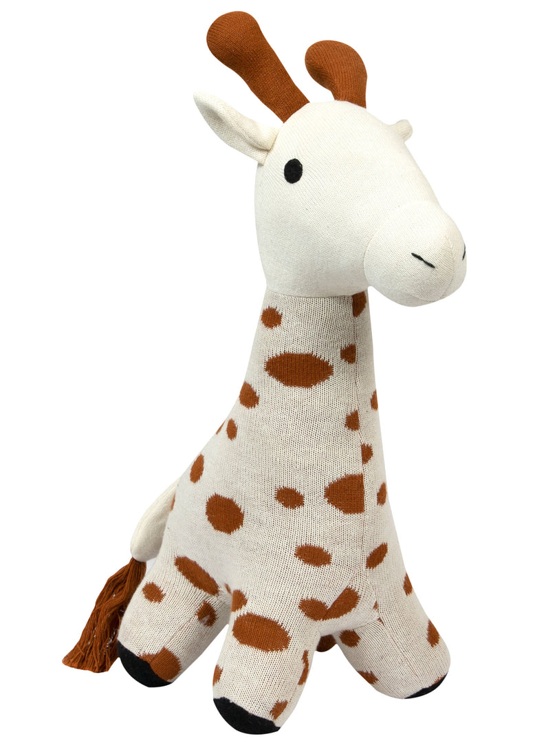 Knitted Soft Toy Ivory Giraffe