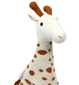 Knitted Soft Toy Ivory Giraffe