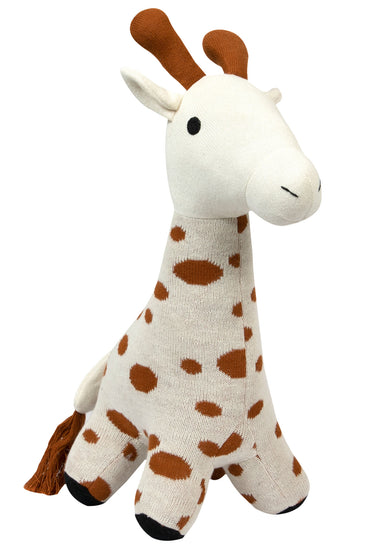 Knitted Soft Toy Ivory Giraffe